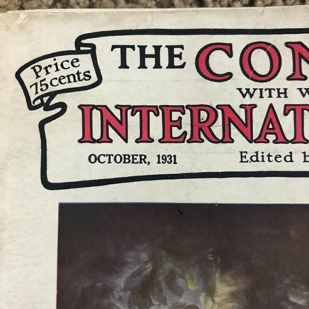 Vintage The Connoissevr International stvdio October 1931 magazine - Picture 3 of 4